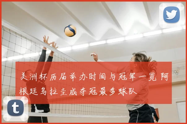 美洲杯历届举办时间与冠军一览 阿根廷乌拉圭成夺冠最多球队