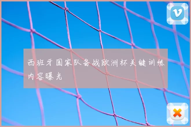 西班牙国家队备战欧洲杯关键训练内容曝光